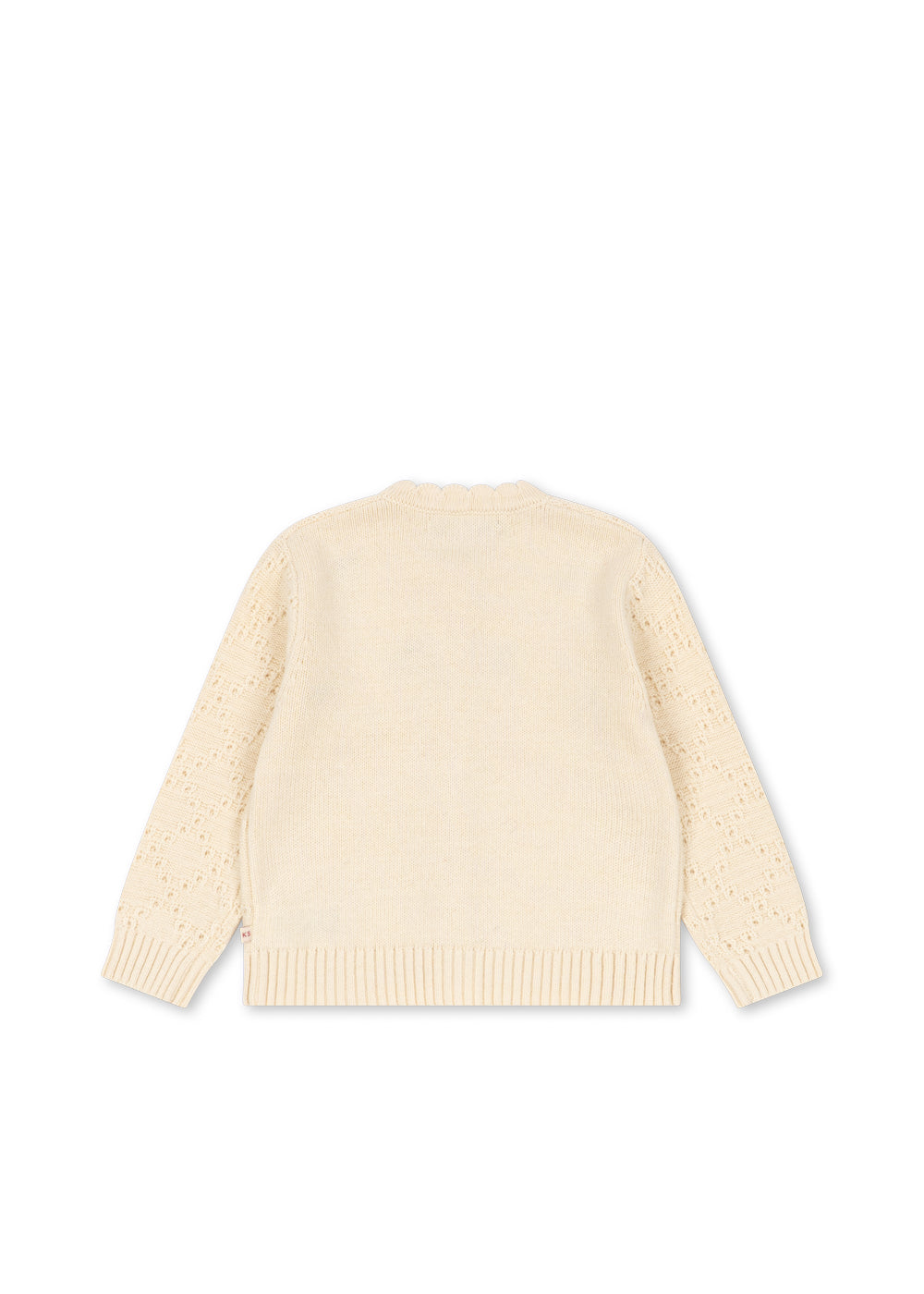 Cocola Cardigan - 100% Wolle - Ajour/Buttercream - Konges Sløjd