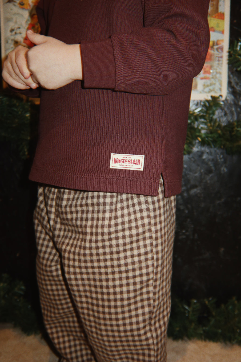 Flannel Trousers Foret – Chocolate Check – Organic Cotton – Konges Sløjd