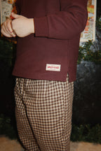 Flannel Trousers Foret – Chocolate Check – Organic Cotton – Konges Sløjd