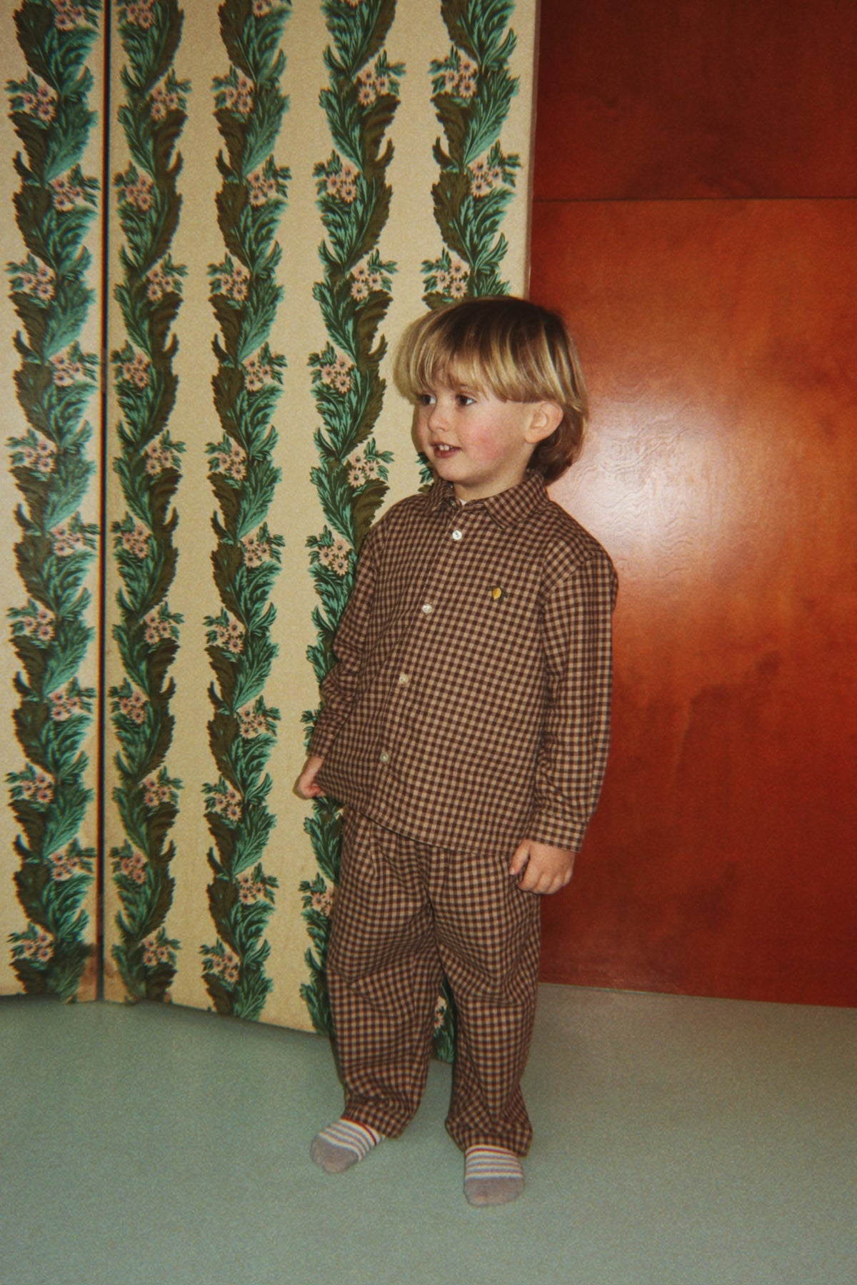 Flannel Shirt Foret – Chocolate Check – Organic Cotton – Konges Sløjd