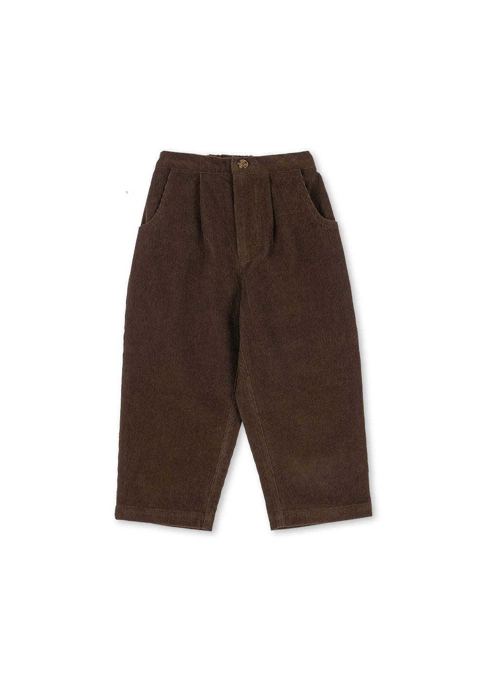 Pantalon en velours côtelé Remy – Noir ardoise – Coton biologique – Konges Sløjd