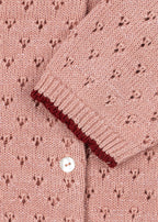Knitted Cardigan Holiday Cardigan – Mellow Rose – Konges Sløjd