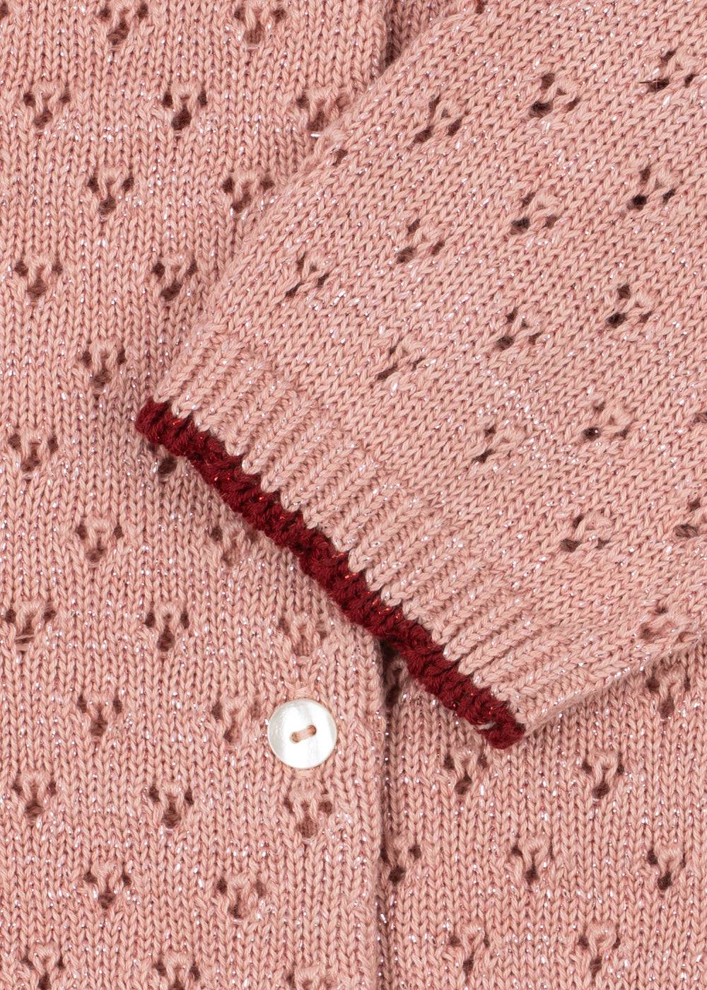 Knitted Cardigan Holiday Cardigan – Mellow Rose – Konges Sløjd