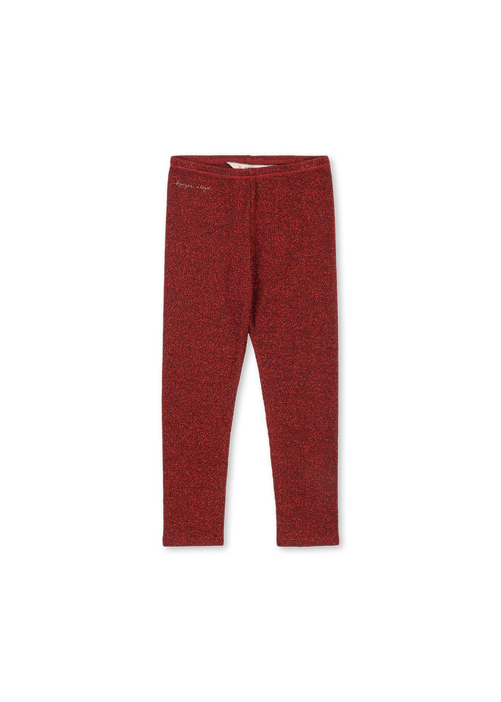 Roli Trousers with glitter – Red Dahlia – Organic cotton – Konges Sløjd