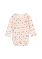 Minnie Newborn – Body Fleur Decor – Body cache-cœur à motif floral – Coton biologique GOTS – Konges Sløjd