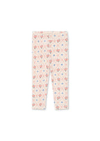 Minnie Pants Fleur Decor – Pantalon bébé doux fleuri – Coton bio GOTS – Konges Sløjd
