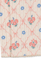 Minnie Pants Fleur Decor – Pantalon bébé doux fleuri – Coton bio GOTS – Konges Sløjd