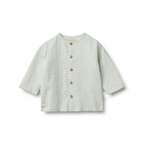 Overhemd top - Shirt Shelby - Biologisch katoen - Summer sky stripe/Blauw - Wheat voor