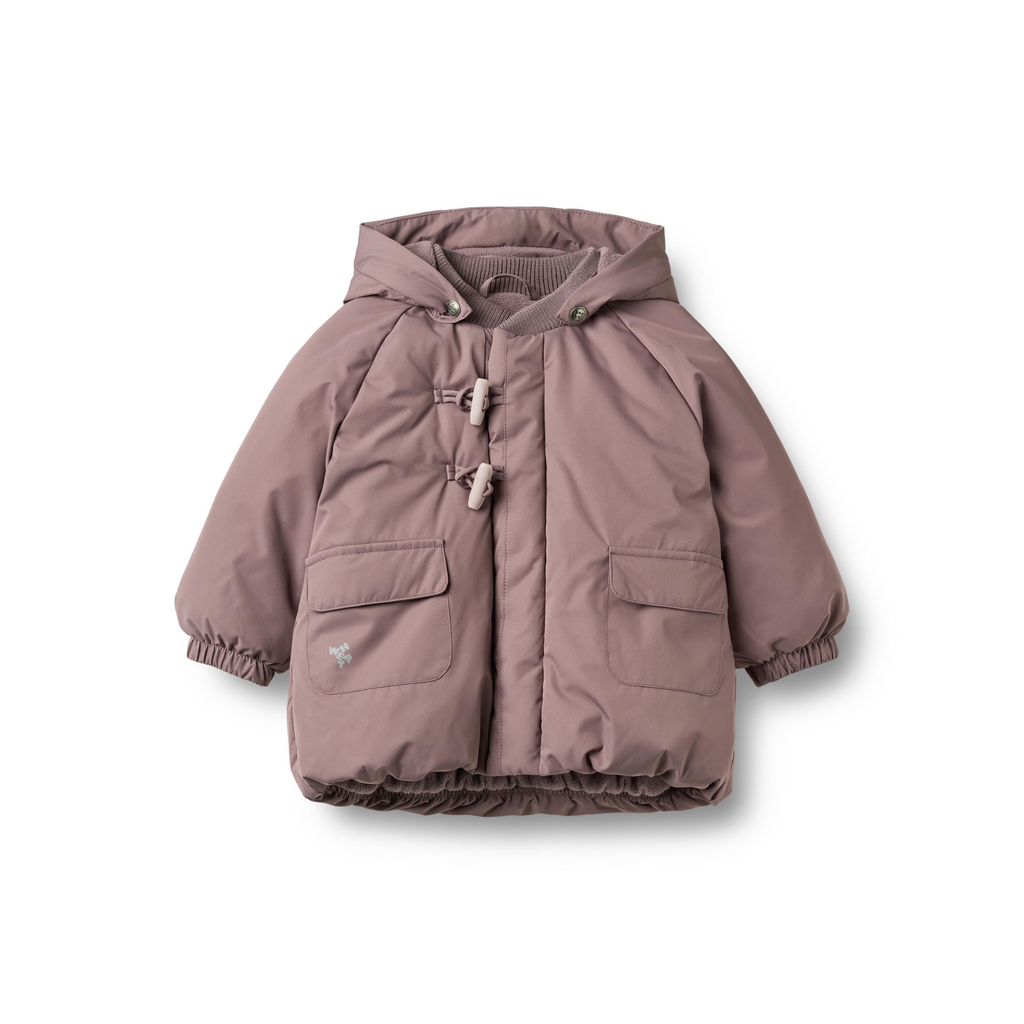 Puffer Winterjas - Waterdicht - Plum - Gerecycled polyester - Wheat voor