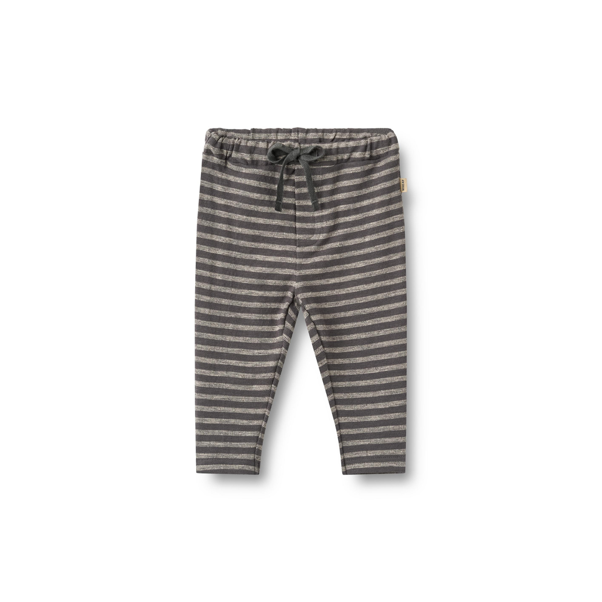 Jersey broekje Manfred - Dark Charcoal Stripe - Biologisch katoen voor