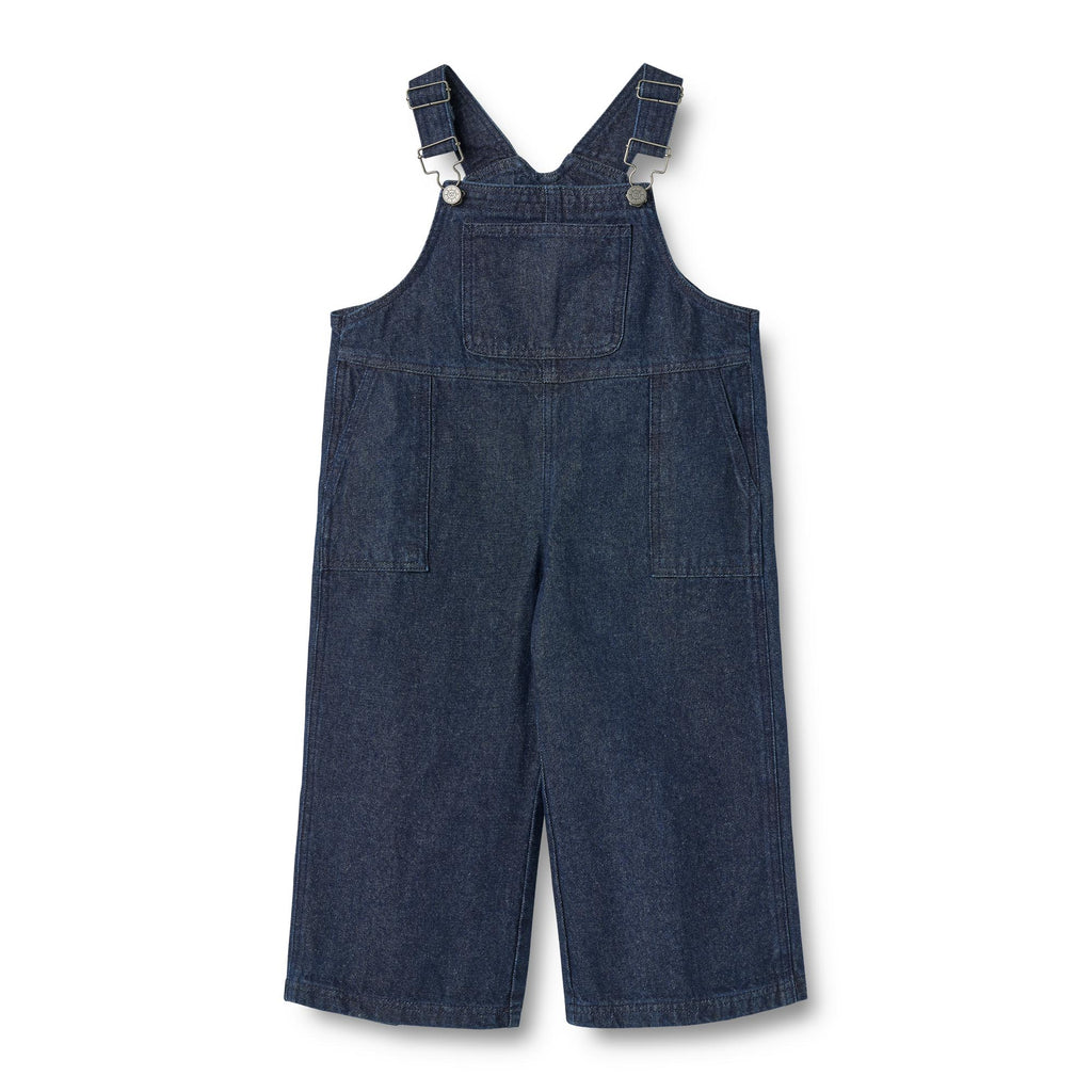 Tuinbroek denim Marley - Biologisch katoen - Dark blue/donkerblauw - Wheat product