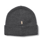 Kinder muts Omalas - Merino wol - Charcoal melange/grijs - Wheat achterkant