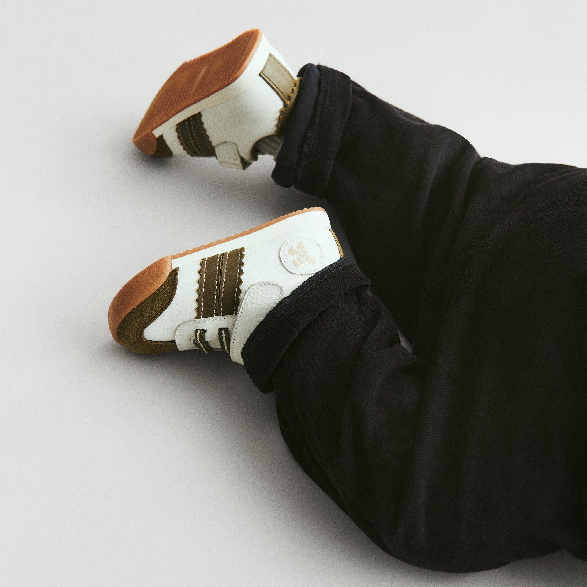 Sneaker Spectra - Suede - Dry piny/wit met groen - Wheat kind